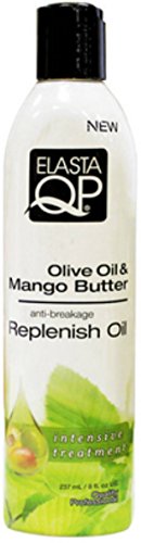 Elasta QP Olive Oil & Mango Butter Anti-Breakage Growth Oil, 8 oz (Pack of 5)