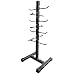 BLUSLM Cable Attachment Rack for Lat Pull Down Bar, Heavy Duty Steel Lat Bar Organizer, Gym Storage Rack for LAT Pulldown Attachments
