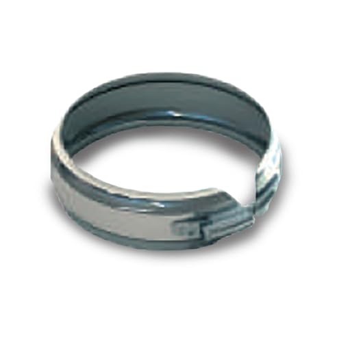 CAEXVEN Abrazadera de Unión para Tubo de Doble Pared - Serie Pellet Inox Aislada - 80 mm