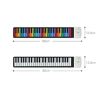 FEFCK 49-Key Roll Piano pour Bébé Et Enfants Matériau De Sécurité Doux Et Antidérapant pour Les Débutants Ou La Pratique De La Puissance des Doigts B - Les Beatles, Paul McCartney, John Lennon, RIngo Starr, George Harrison FEFCK 49-Key Roll Piano pour Bébé Et Enfants Matériau De Sécurité Doux Et Antidérapant pour Les Débutants Ou La Pratique De La Puissance des Doigts B – Image 5