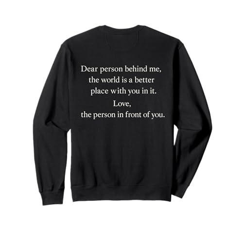 Dear Person Behind Me �|�W�e�B�u �~�j�}���X�g �^�C�|�O���t�B �� �g���[�i�[