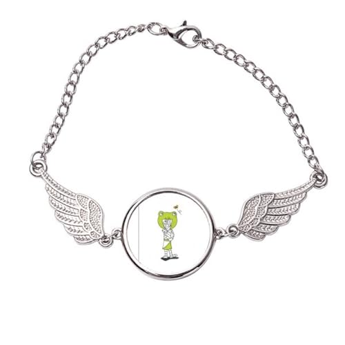 Bracelet en métal grenouille égyptienne finition soignée taille M