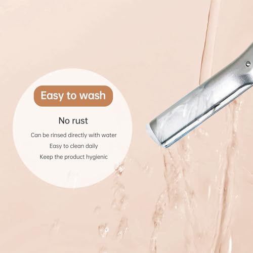 WDVFETGBGHHDSCFRCE Facial Razor Replacement Blades Be suitable for Twee zerman Stainless steel blade. Pack of 20(No handle included)