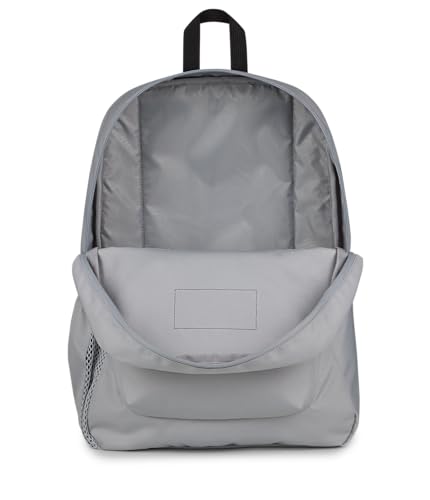 Image of JanSport Cross Town Backpack - Simple Bag for Everyone with 1 Main Compartment, Front Utility Pocket - Premium Class Accessories - Grounded Grey