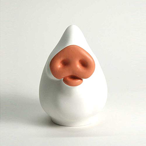 Antartidee Eyeglasses Holder Owl in White matt Resin 100% Handmade in Italy