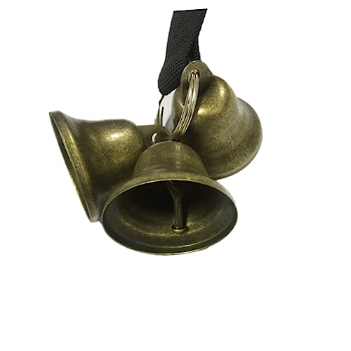 Hohopeti Pet Door Training Aid Dog Door Bells on Thicker Nylon Rope 7 Christmas Bells Durable for Potty Training