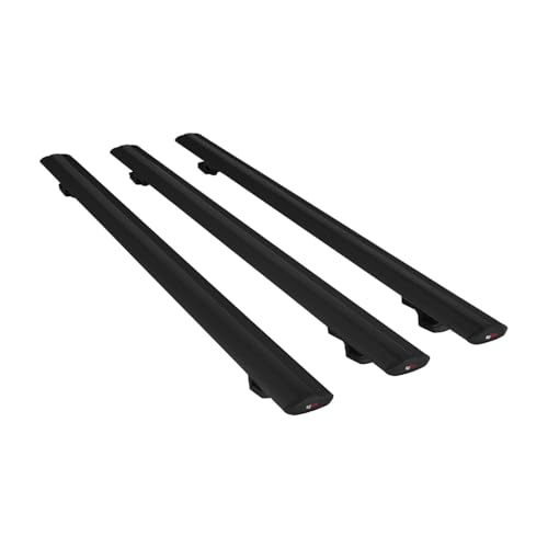 Compatible with Opel/Vauxhall Vivaro 2019-2024 Roof Rack Basic Model Roof Rack 3 Bars Pack Rack Black