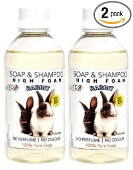 CERO ? High Foam Shampoo for RABBIT, NO Perfume | NO Colour, 100% Pure Soap (200ml) 2 PC COMBO