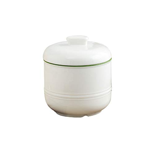 Pentola carne Ceramica stufato pentola con coperchio, impermeabile umido Egg Bowl, doppio coperchio della famiglia POT della minestra, Inner Pentola Pentola Pentola da stufato for la casa d'uovo della