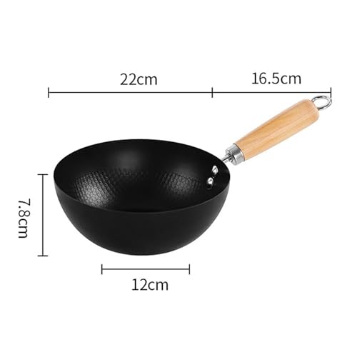 Sartén Wok de Hierro Fundido con Asa Anticalor, 22 cm miniatura 2