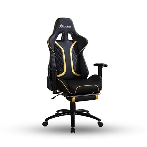X Rocker Elite PC Video Gaming Chair with Footrest, Adjustable Ergonomic Office Desk Chair for...