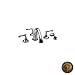 Newport Brass 3-1027 Amisa Triple Handle Roman Tub Faucet with Handshower and Me, Antique Brass