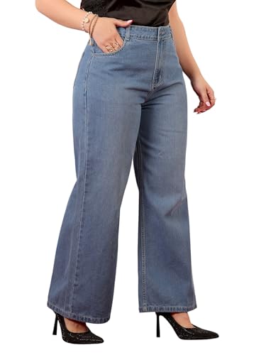 Image of Miss Chase A+ Women's Bootcut High Rise Stretchable Denim Jeans