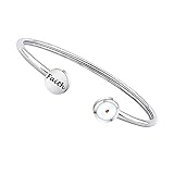 FAADBUK Christian Gift Cross Mustard Seed Bracelet Faith Mustard Seed Jewely Religious Inspirational Jewelry For Women Girls (Faith Mustard Seed Br-S)