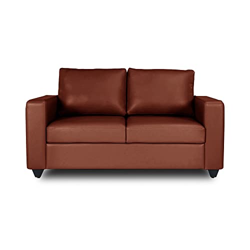 Image of Wakefit Sofa Set | 3 Year Warranty | Sofa 4 Seater, 4 Seater Sofa for Living Room, Wooden Sofa Set, Sofa Set 2+1+1 Seater - Napper(Romance : Tan)