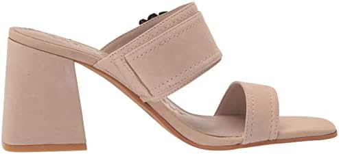 Karl Lagerfeld Paris Women's Everyday Ornamented Comfortable Dress Sandal Heeled, Shell Pink, 11 | Image 5