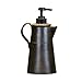 Park Designs Antique Style Tin Coffee Pot Resin Soap or Lotion Dispenser Silver 7.5"H X 4.5"D