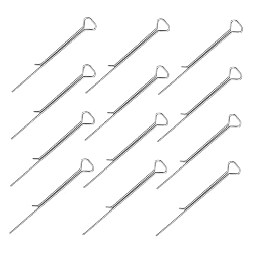 Gatuida 12pezzi Clip in Acciaio al Carbonio Clip per Bastoncini Cera Strumento Centraggio per Stoppini Base per Fabbricazione Candele da Te