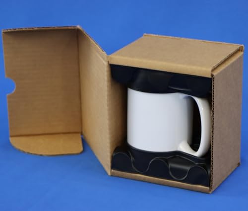 Taza de cerámica negra para café 11oz con diseño divertido miniatura 3