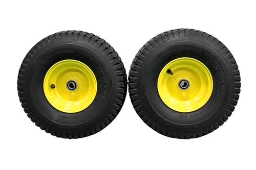 Antego 15x6.00-6 Lawn Mower Tire & Wheel Set for John Deere