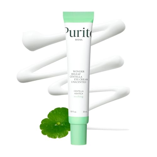 PURITO Centella Unscented Eye Cream, Korean Centella, for Sensitive Skin, Soothing, Facial Eye Cream...