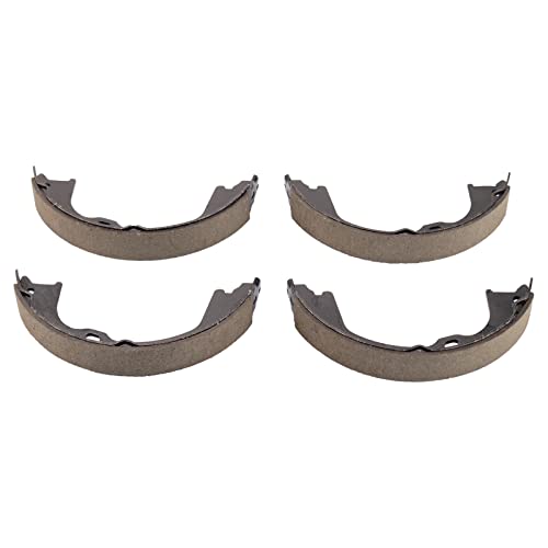 Image of TRQ Rear Brake Pad and Rotor Set Ceramic Solid Rotors Parking Shoe Compatible with 2018-2019 Dodge Durango 2012-2019 Jeep Grand Cherokee