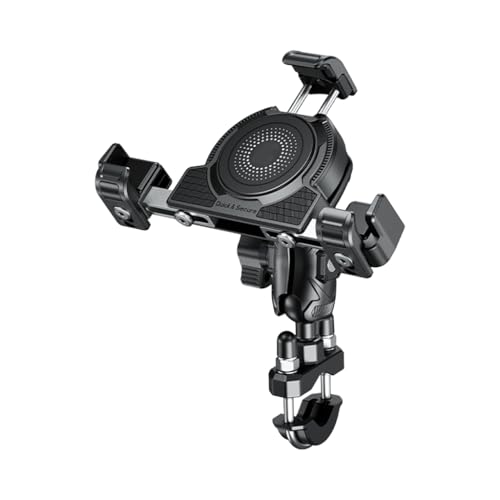 Support téléphone moto anti-chocs | Fixation stable et universelle 5,4-7,2 pouces