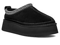 Koolaburra by UGG Women's Burree Platform Slipper, Black, Size 8