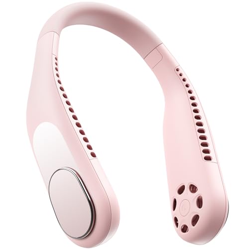 Personal Neck Fan, 6000mAh Neck Fans Portable Rechargable Battery Operated Wearable Bladeless Neck...