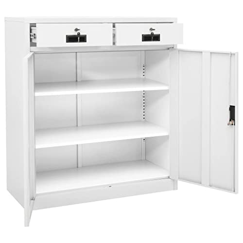 Archivador con cajones de acero para proteger documentos confidenciales en despachos 7
