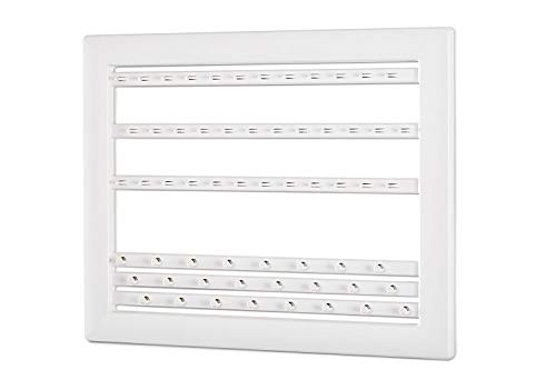 Kashay - White Jewelry Outside The Box - Contemporary Modern Hanging Jewelry Organizer Wall Mounted Display Frame #TOP1