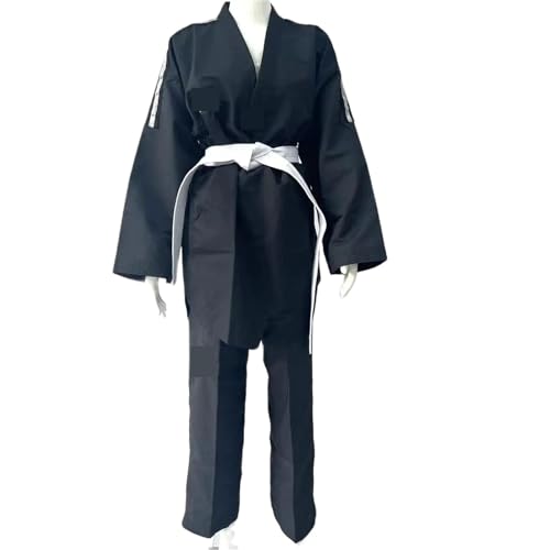 QuxetlRyz Uniforme de kárate Uniforme de Taekwondo Transpirable de Verano, Traje de Artes Marciales Adelgazante, Karate Gi(XXXL-190CM)