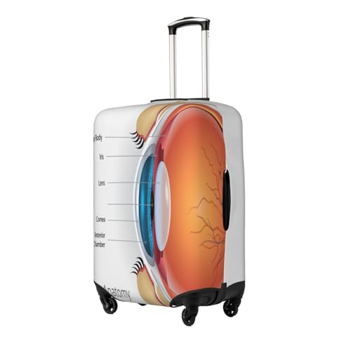 Human Eye Anatomy Luggage Cover for Suitcase, Suitcase Cover Protector Fit 22-24 Inch Luggage Travel Accessories, M2
