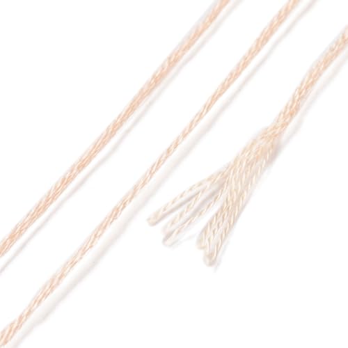 Image of FASHEWELRY 105 Yards Crewel Cross Stitch Floss 1mm Polyester Embroidery Floss Thread Embroidery Thread Bulk for Jewelry Making Bracelet Knitting Stitch Supply (Rainbow)