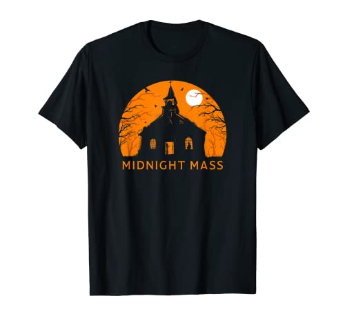 Midnight Mass Church Silhouette T-Shirt