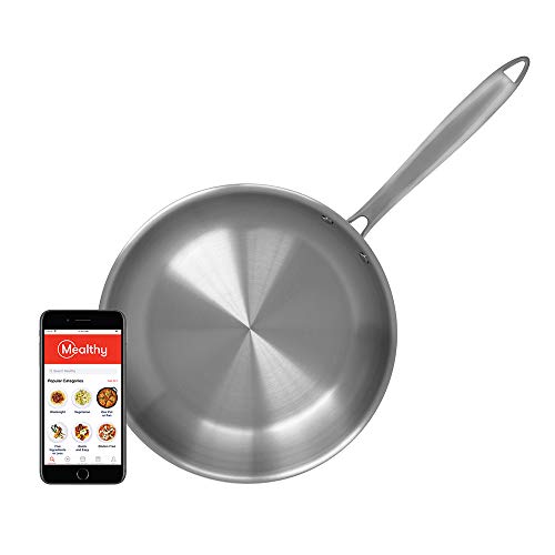 Mealthy Bratpfanne, Edelstahl, 25,4 cm
