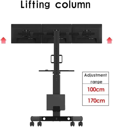 Soporte movil para TV con ruedas y ajuste miniatura 4