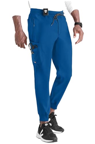 Barco Men's Royal Blue Scrub Jogger Pants