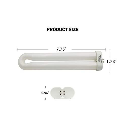 Dajooron 15 Watt Bug Zapper Replacement Bulb For Flowtron Bk-15D (Bf-35), Black Flag 15-Watt Bz-15 (Bb-15Wht), Stinger Uv15, Fp15, Tz15 (B1515-4), T6, T8, T9 #TOP3