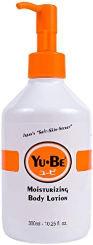 Yu-Be Hand and Body Lotion Deeply Hydrating Moisturizer Pump Bottle for Extra-Dry Skin - Daily Moisturizing and Healing Skin Cream for Day & Night | Good For Cracked Heels I Non-Greasy - 10.25 Fl Oz