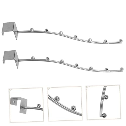Rails de suspension pour étagère murale vêtements gain de place penderie - 5