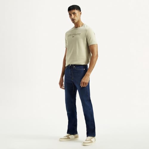 Image of Levi's Men's Straight Fit Mid Rise Jeans