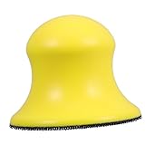 MAGICLULU Handlicher Rund Pu-schleifklotz Mit Klett Für Holz Möbelrestauration Mehrfach Verwendbarer Schaumstoff-polierblock Kleines Handgerät Für Präzises Schleifen Von Metall Holz Kunststo