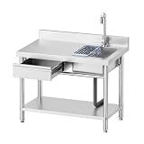 PurezmMoto 39.5-Inch Single Bowl Sink