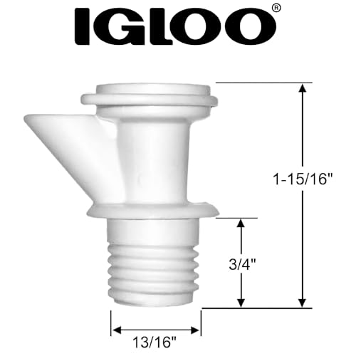 Igloo Push-Button Spigot for 2-10 Gallon Water Cooler Beverage Jugs - image 3