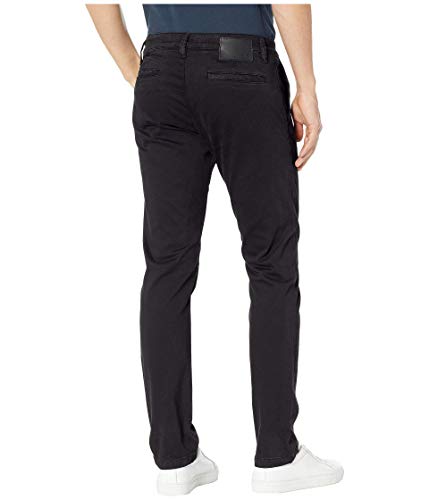 Mavi Men's Johnny Regular Rise Slim Leg Chino Pants, Black Sateen Twill 33 x 323