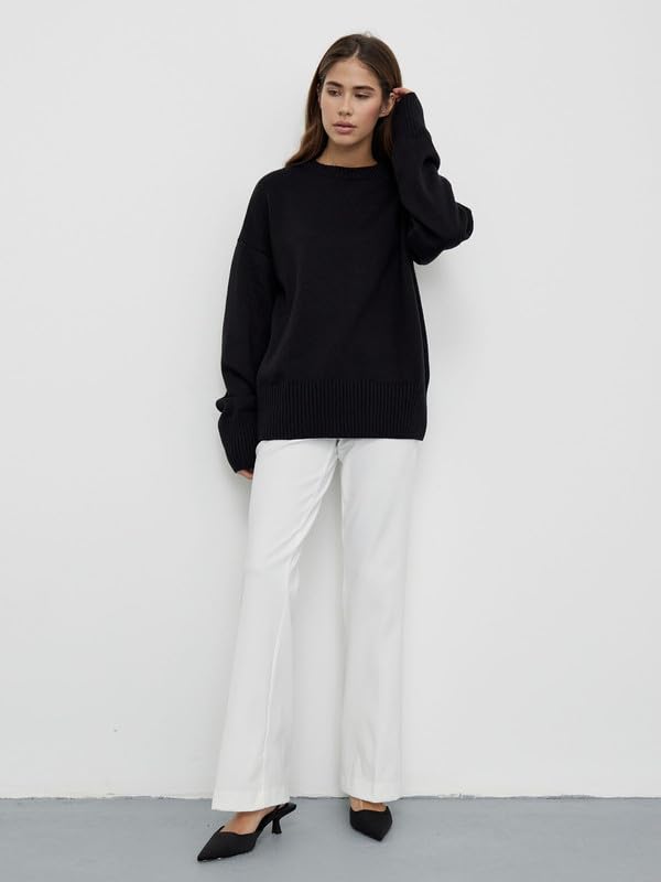 Image of Women's Cute Crewneck Extra Soft Sweater Pullover Tops Sweaters
