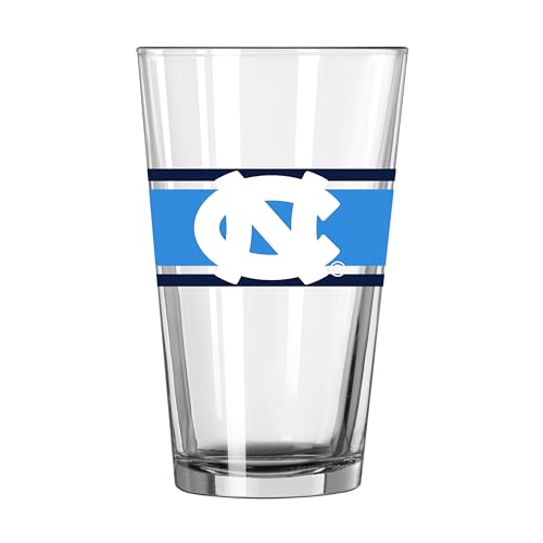 Image of Logo Brands NCAA 16 oz Pint Glass - Durable Glass With Bold Team Color- Chip-Resistant Rim Drinkware For Fans, Tailgates, Home Bars & Everyday Use