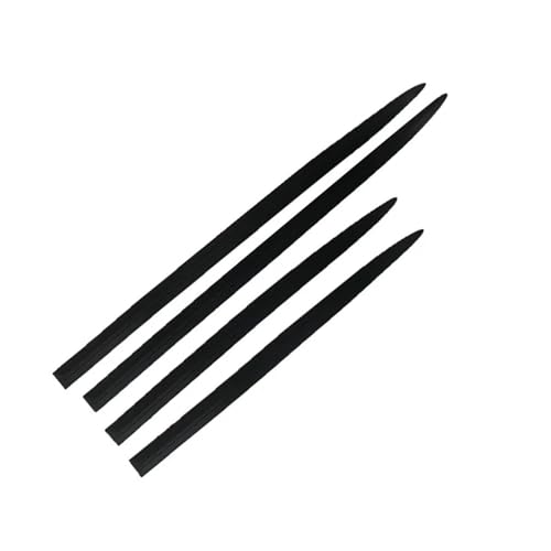 Tira protectora antiarañazos universal para faldón de coche y bordes de puerta en goma suave negra