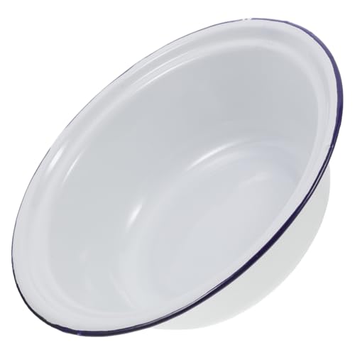 Didiseaon Ciotola Smaltata Per Zuppa Da Cucina Ciotola Per Mescolare Smaltata Contenitore Per Zuppa Retrò Per Impasto